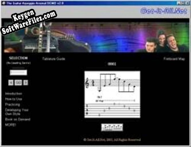 Key generator (keygen) Guitar Arpeggio Licks