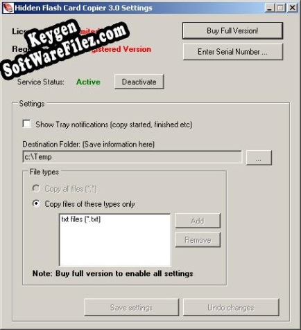 Hidden Flash Card Copier key generator