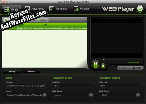 Higosoft Web Player Basic key generator