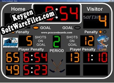 Free key for Hockey Scoreboard Deluxe