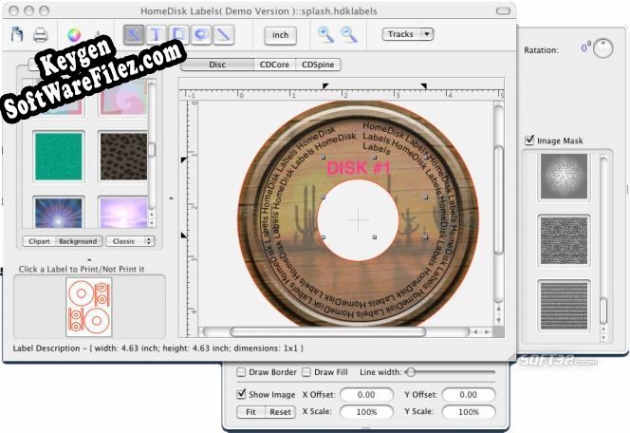 Key for HomeDisk Labels