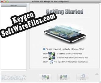 Activation key for iCoolsoft iPod Manager for Mac