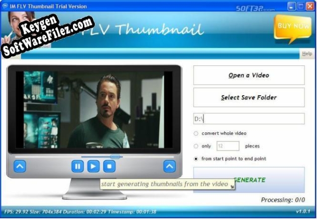 Key generator (keygen) IM FLV Thumbnail