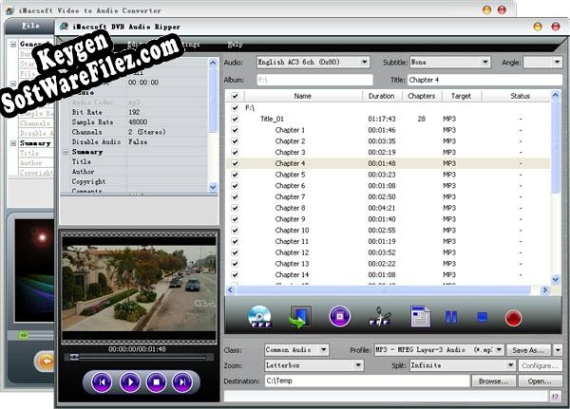 Free key for iMacsoft DVD Audio Ripper Suite