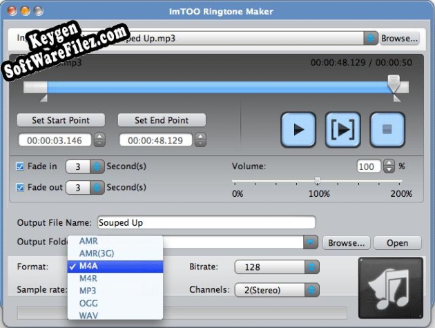 ImTOO Ringtone Maker for Mac key generator