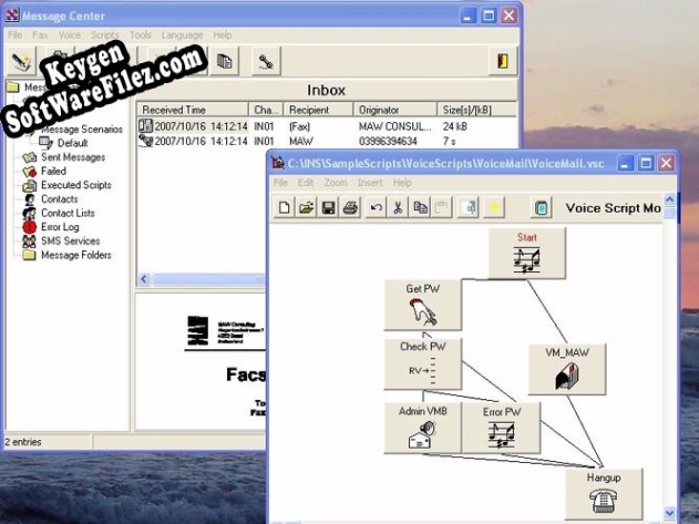 Integrated Notification System (IVR) activation key