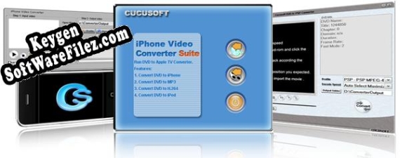 iphone Video Converter + DVD to iphone Suite P Key generator