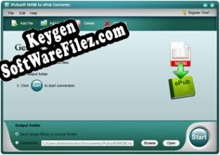Key generator (keygen) iPubsoft MOBI to ePub Converter