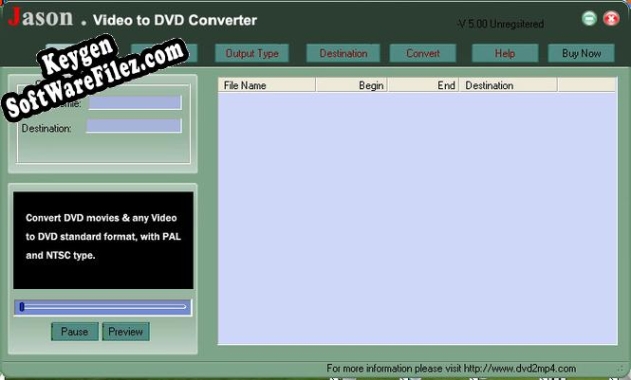 Jason DVD Video to DVD Converter key free