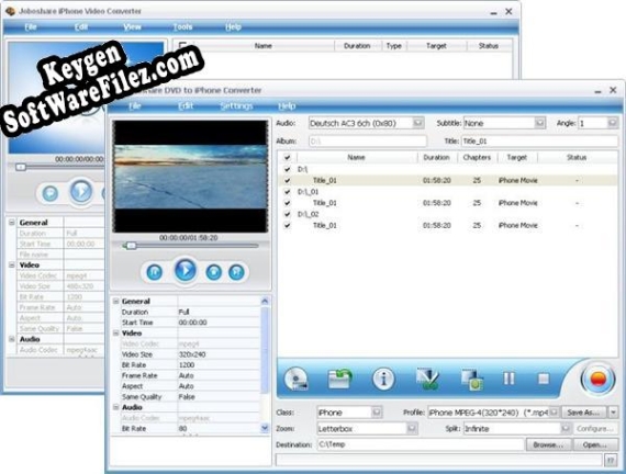 Free key for Joboshare DVD to iPhone Bundle