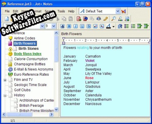 Key generator (keygen) Jot+ Notes