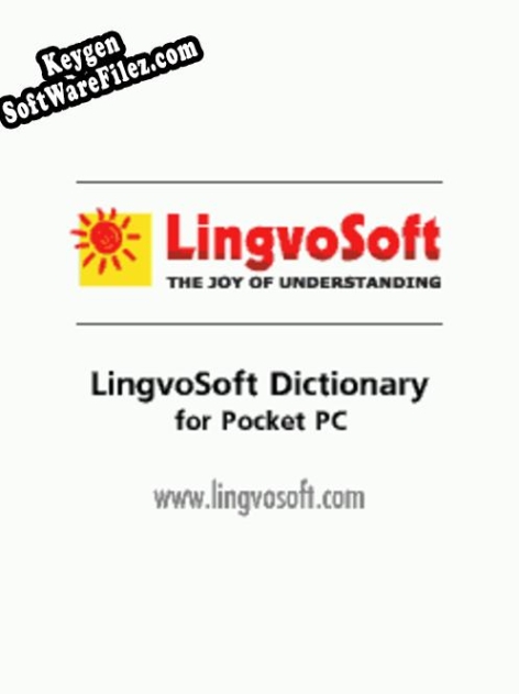 Key generator for LingvoSoft Talking Dictionary English  Czech for Pocket PC