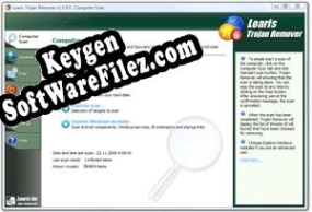 Registration key for the program Loaris Trojan Remover