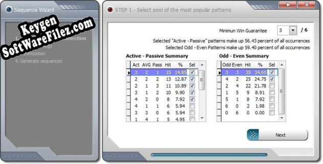 Key generator for LOTTO ToolKit