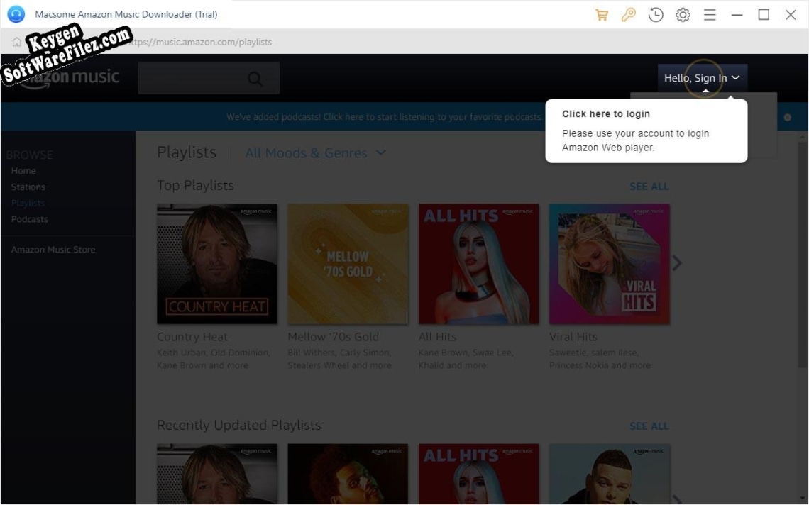 Key for Macsome Amazon Music Downloader