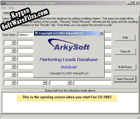 Marketing Leads Database 2005 key free