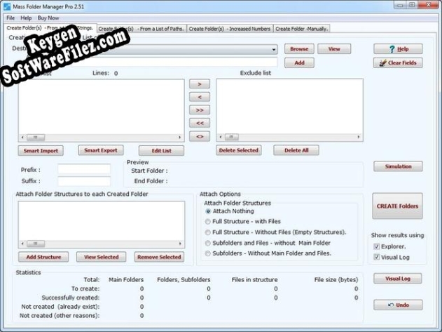 Key generator (keygen) Mass Folder Manager Pro