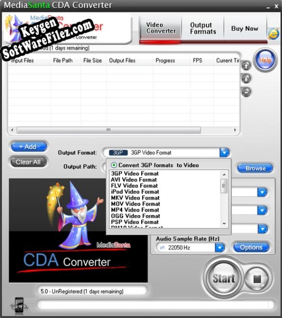 MediaSanta CDA Converter key generator