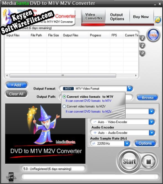 Activation key for MediaSanta DVD to M1V M2V Converter