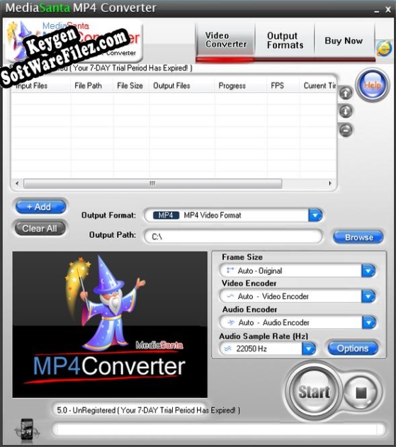 Key generator for MediaSanta MP4 Converter