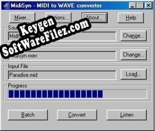 Activation key for MidiSyn