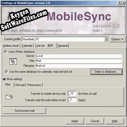 MobileSync serial number generator