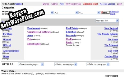 Activation key for MojoClassifieds