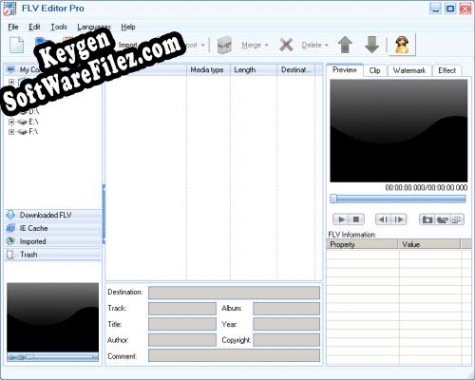 Key generator (keygen) Moyea FLV Editor Pro