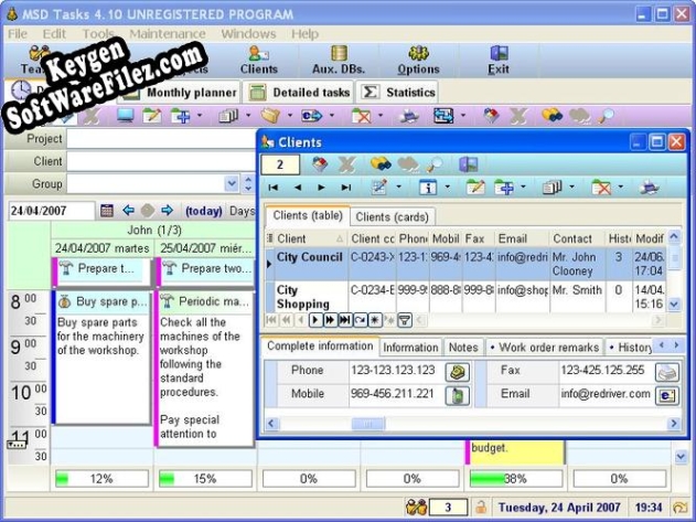 MSD Tasks serial number generator