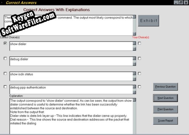 Activation key for Network+ practice tests from SimulationExams.com