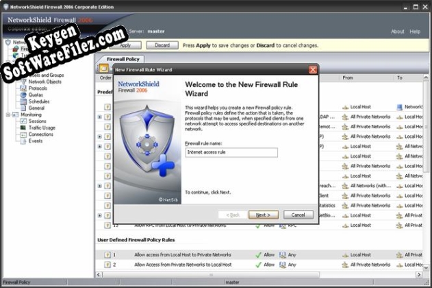 Key for NetworkShield Firewall