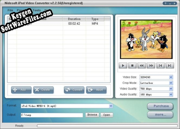 Nidesoft iPod Video Converter Key generator