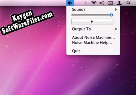 Noise Machine key generator