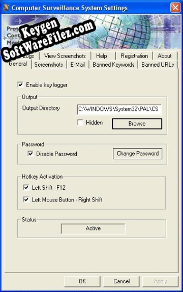 PAL PC Spy 2004 key generator