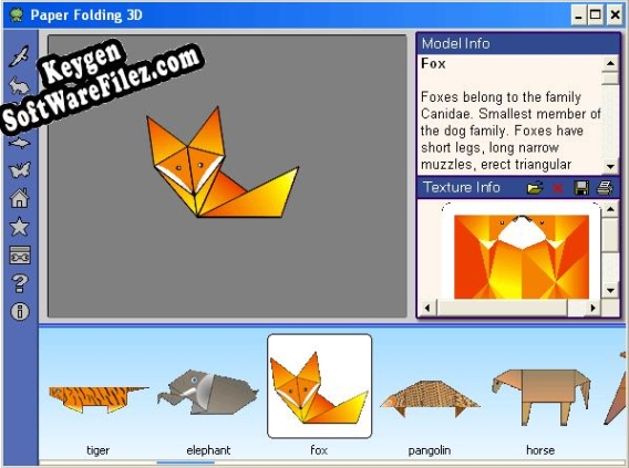 Paper Folding 3D serial number generator