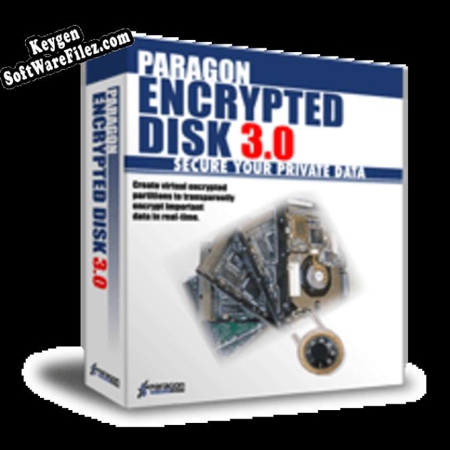 Registration key for the program Paragon Encrypted Disk 3.x