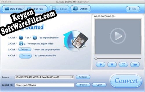 Pavtube DVD to MP4 Converter for Mac key free