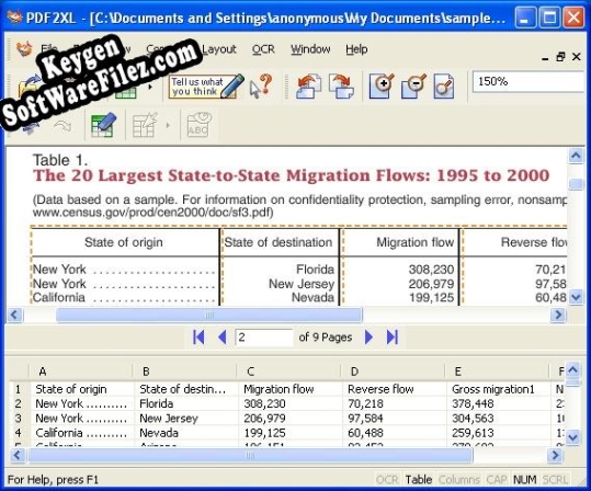 Key generator (keygen) PDF2XL Enterprise: Convert PDF to Excel