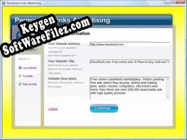 Activation key for Perfect Website Marketing Combo