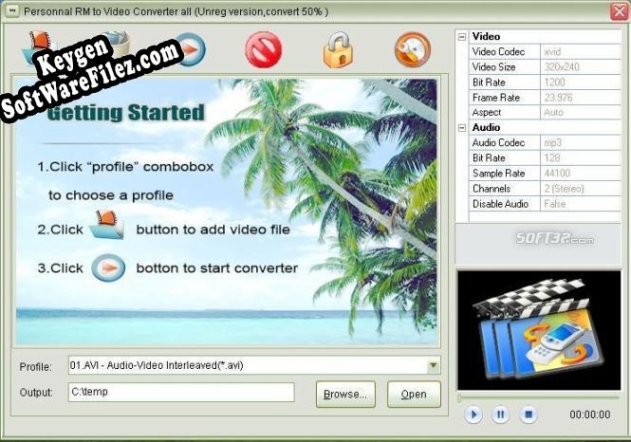 Personnal RM to Video Converter activation key