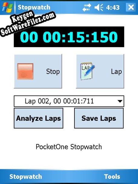 PocketOne StopWatch activation key