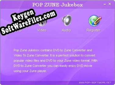 Pop Zune Jukebox activation key