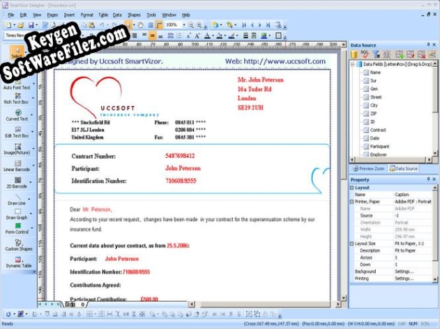 PrintShop Variable Data Batch Printing Software activation key