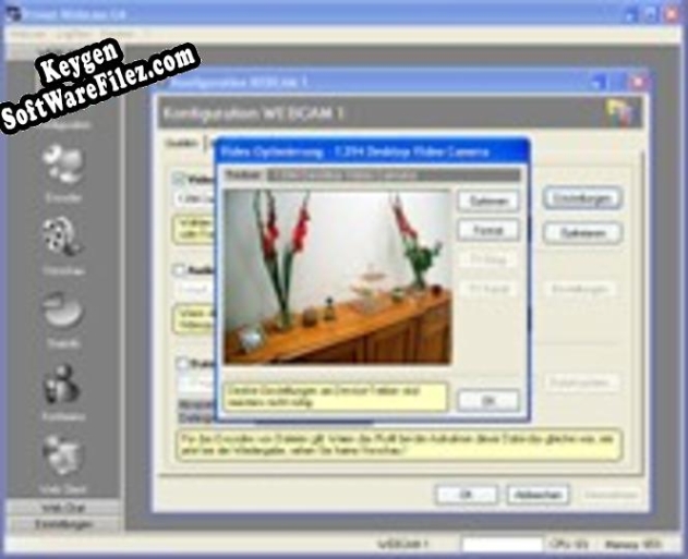 Registration key for the program Privat-Webcam Generation 4