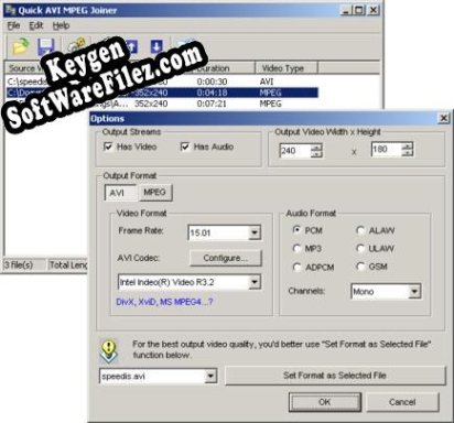 Quick AVI MPEG Joiner serial number generator