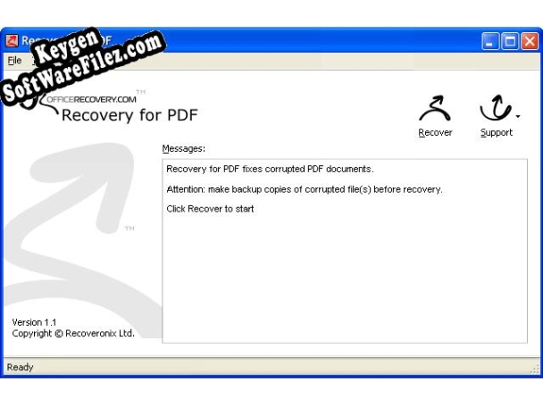 Recovery for PDF key generator