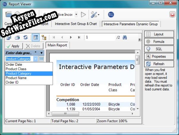 Report Viewer for Crystal Reports key generator
