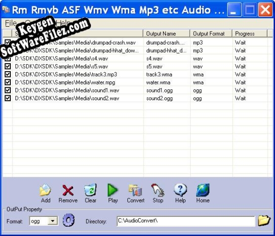 Rm Rmvb ASF Wmv Wma Mp3 Audio Converter key free