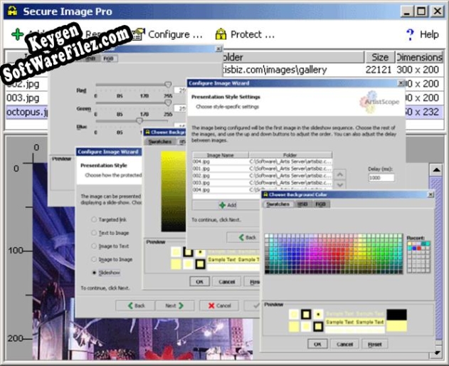 Key generator for Secure Image Pro Linux