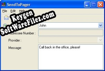 SendToPager Personal key free